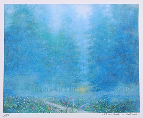 Amazon | 石井清 「森の朝・G」 フィンランド 絵画 北欧 風景画 絵