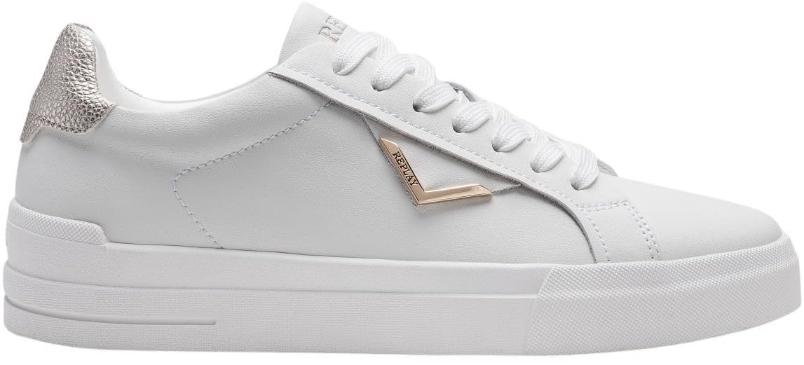 Replay Women's GWZ7S Trainers, 061 White, 38 EU, 061 White, 6 UK