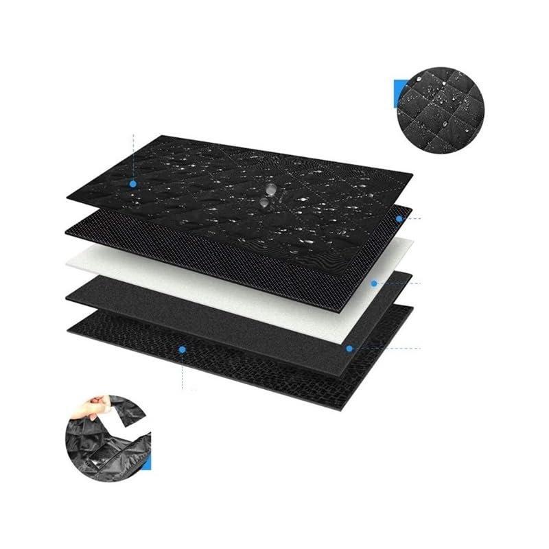 Trasera Alfombra Maletero Alfombrilla para Mascotas de Maletero para Modelo Y 2023, Funda Asiento, Tela Oxford, Accesorio protección Interior para Ropa Cama
