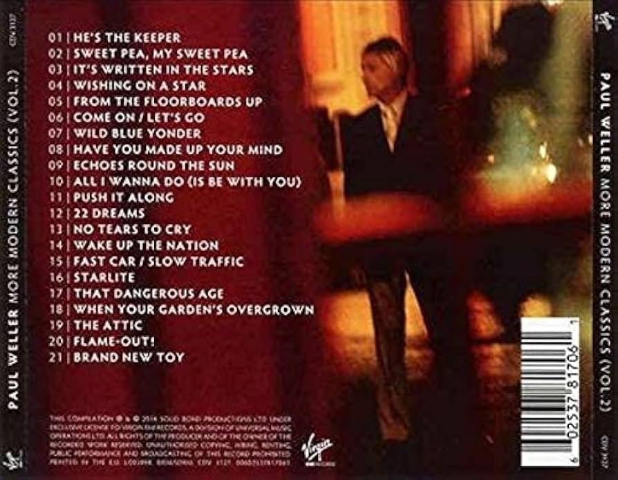 PAUL WELLER「MORE MODERN CLASSICS 」オリジナル盤 Amazon.co.jp: More Modern Classics: ミュージック