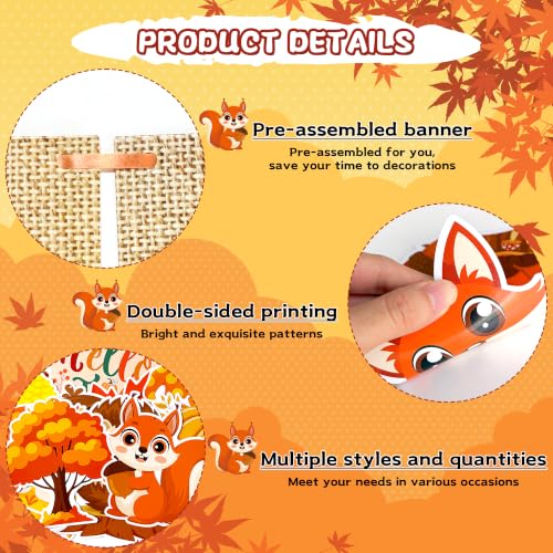 Fall Party Decorations Happy Fall Banner Fall Hanging Decor Kit - image 3