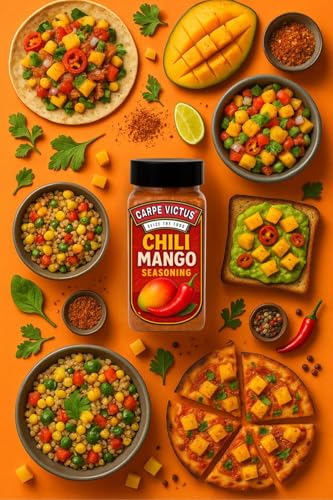 Image of Carpe Victus Chilli Mango Seasoning 100g | Spicy Raw Mango Powder & Chili Spice Mix