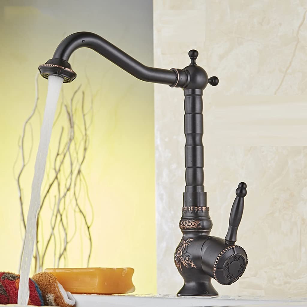 Kitchen Sink Tap For Bar Farmhouse Commercial, Brass Kitchen Sink Faucets, Single Handle Kitchen Mixer