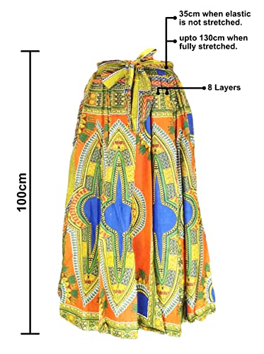 Jupe longue fleurie à taille réglable qui flatte toutes les morphologies - 6