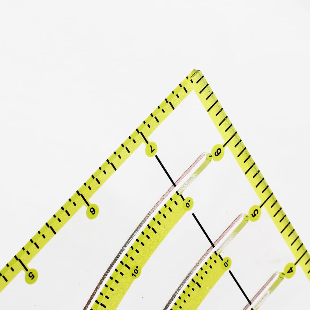 Quilting Rulers - 8x8 Inch Acrylic Template For Cutting Perfect Circles ...