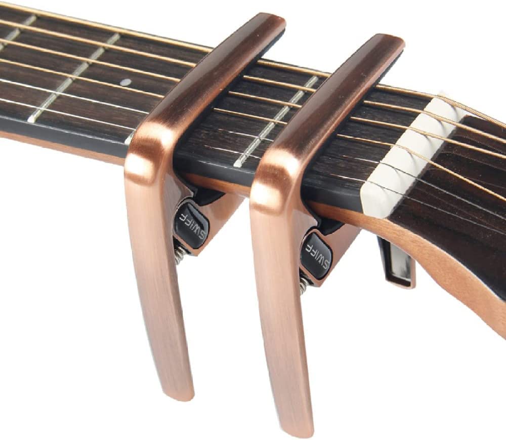 Certificazione di sicurezza Certificazione di sicurezza Capo for ukulele professionale Capotasto for chitarra in metallo, Capotasto for chitarra classica elettrica acustica Accessori for chitarra,Marr