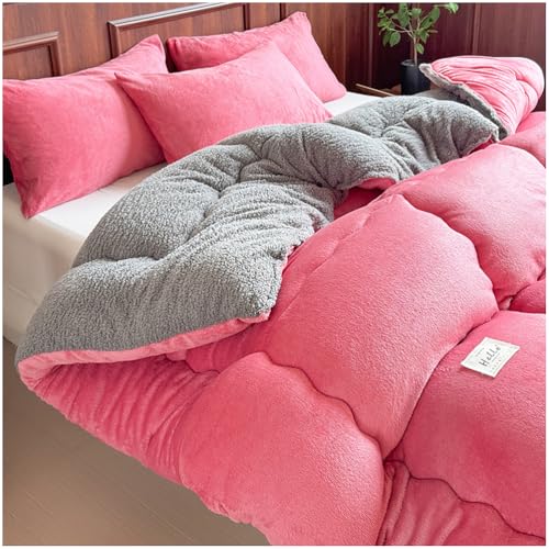 ZTGL Edredón Borrego para Cama Matrimonio