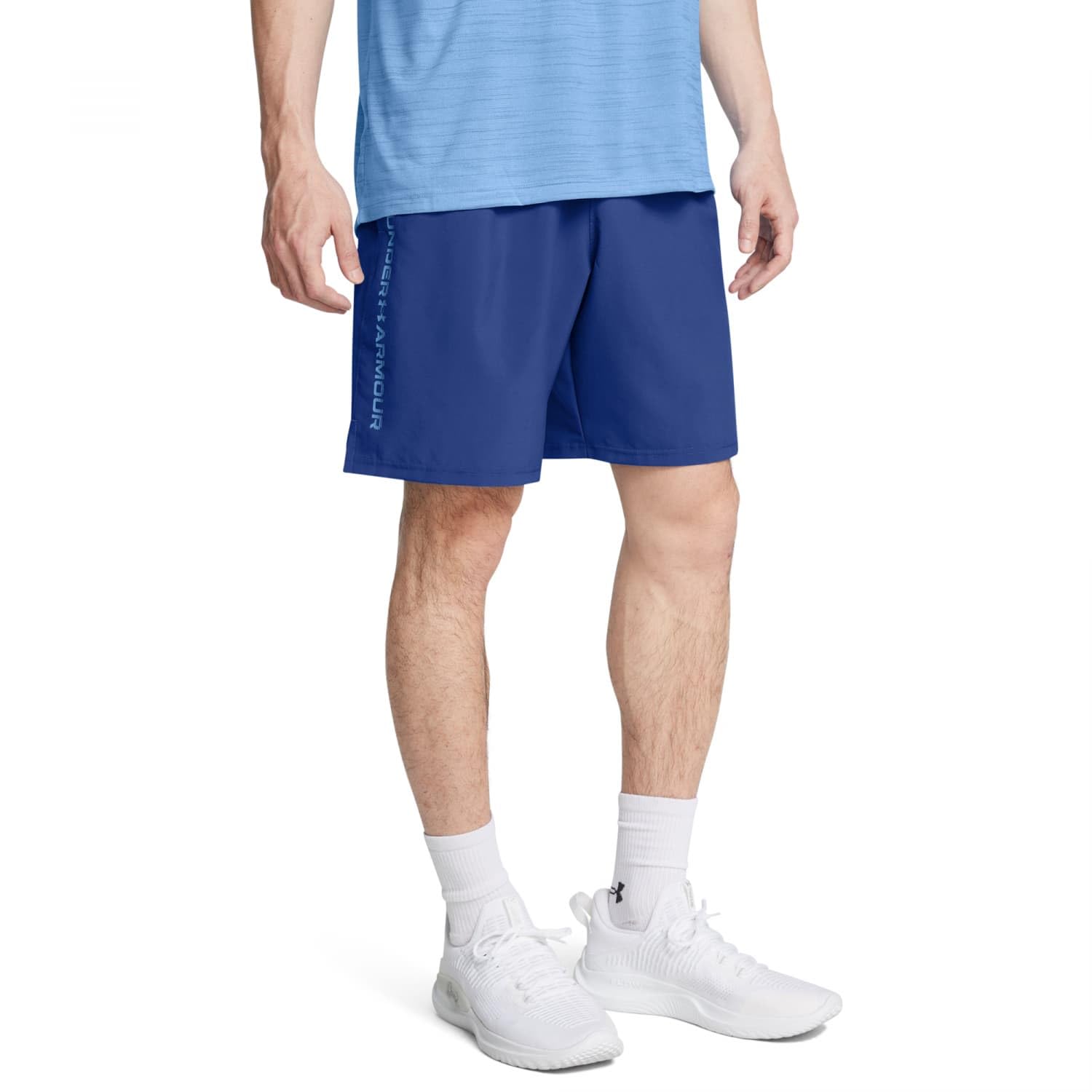 Under Armour Men's (432) Tech Blue / / Horizon Blue Underarmour'swovenwordmarkshorts