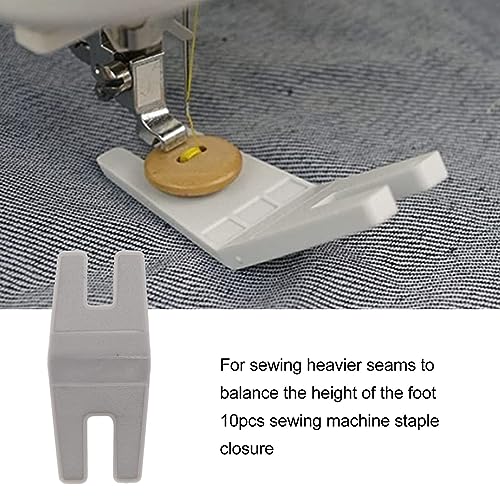 Pies prensatelas para máquina de coser tipo joroba plástico x10 miniatura 6