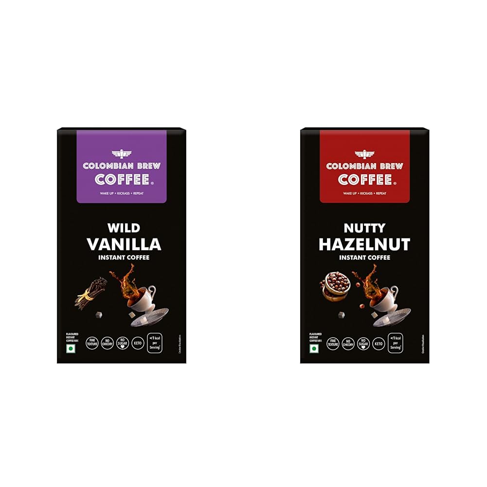 Colombian Brew Hazelnut instant Coffee 50g & Vanilla Instant Coffee 50g-picture-13