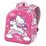 Dimensioni: 30 x 26 x 9.5 cm KARACTERMANIA 93799 Hello Kitty Zainetto per Bambini, 30 cm, Rosa