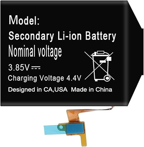 Nueva batería de repuesto de 3.85 V 400 mAh EB-BR760ABE para Samsung Gear S3 Frontier SM-R765A AT&T Smartwatch
