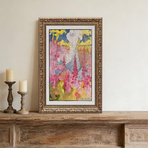 Toile romantique Penrhyn Stanlaws 1907 | Idée cadeau déco florale - 4