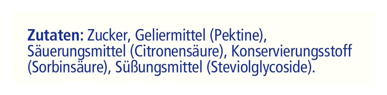 Dr. Oetker Gelierzucker mit Süßungsmittel aus Stevia, 10 x 350 g, Gelierzucker, zum Selbermachen von Konfitüren, Marmeladen & Gelees, fruchtig süß, weniger Kalorien, vegan