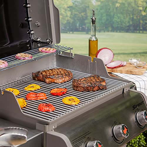 Image of Weber Stainless Steel Cooking Grate 2‑Pack (17.3 x 11.8) - Durable Replacement Grates for Spirit 300 Series Gas Grills, Easy to Install
