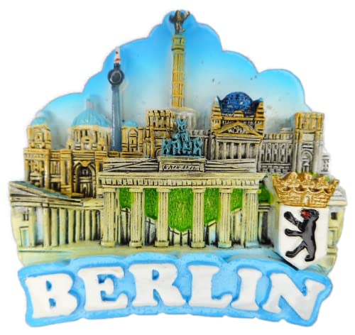 Magnet Souvenir Berlin 7 x 7 x 2 cm Kühlschrankmagnet Stadt Figur Deko GCG 1550 Cover