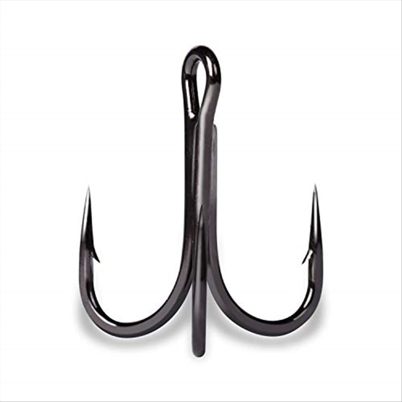 Amazon.com : Mustad Treble 3X Strong, Forged - Black Nickel 2/0