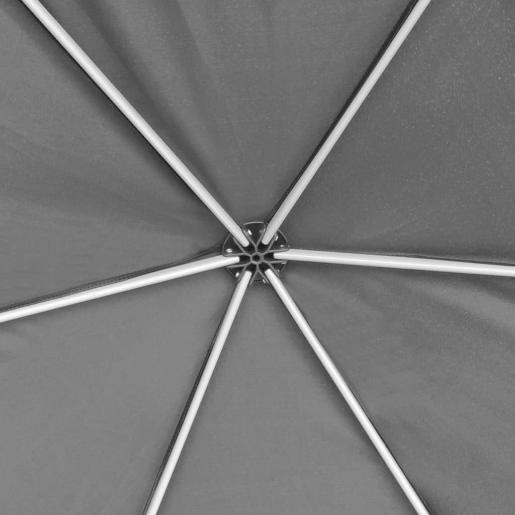 Gazebo pieghevole esagonale pop-up con 6 pareti laterali in rete, tenda da giardino da 3,6 x 3,1 x 2,8 m, per feste di compleanno, matrimoni, feste in giardino e barbecue, telaio in acciaio
