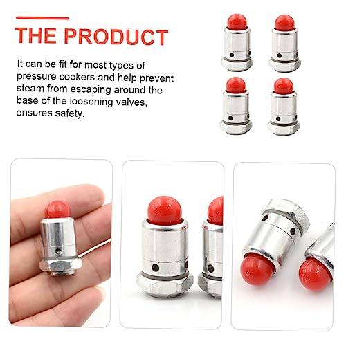 Válvulas de seguridad para olla de presión Kitchen Cooker 4 piezas reemplazo para extractores de ollas de presión miniatura 7