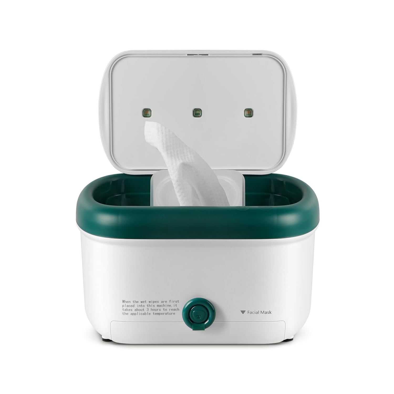 Baby Wipe Warmer, Large Capacity Diaper Wipe Warmer with Night Light, Auto Temperature Control, Keeps Baby Wipes Warm and Moist for Newborn Nighttime Changes