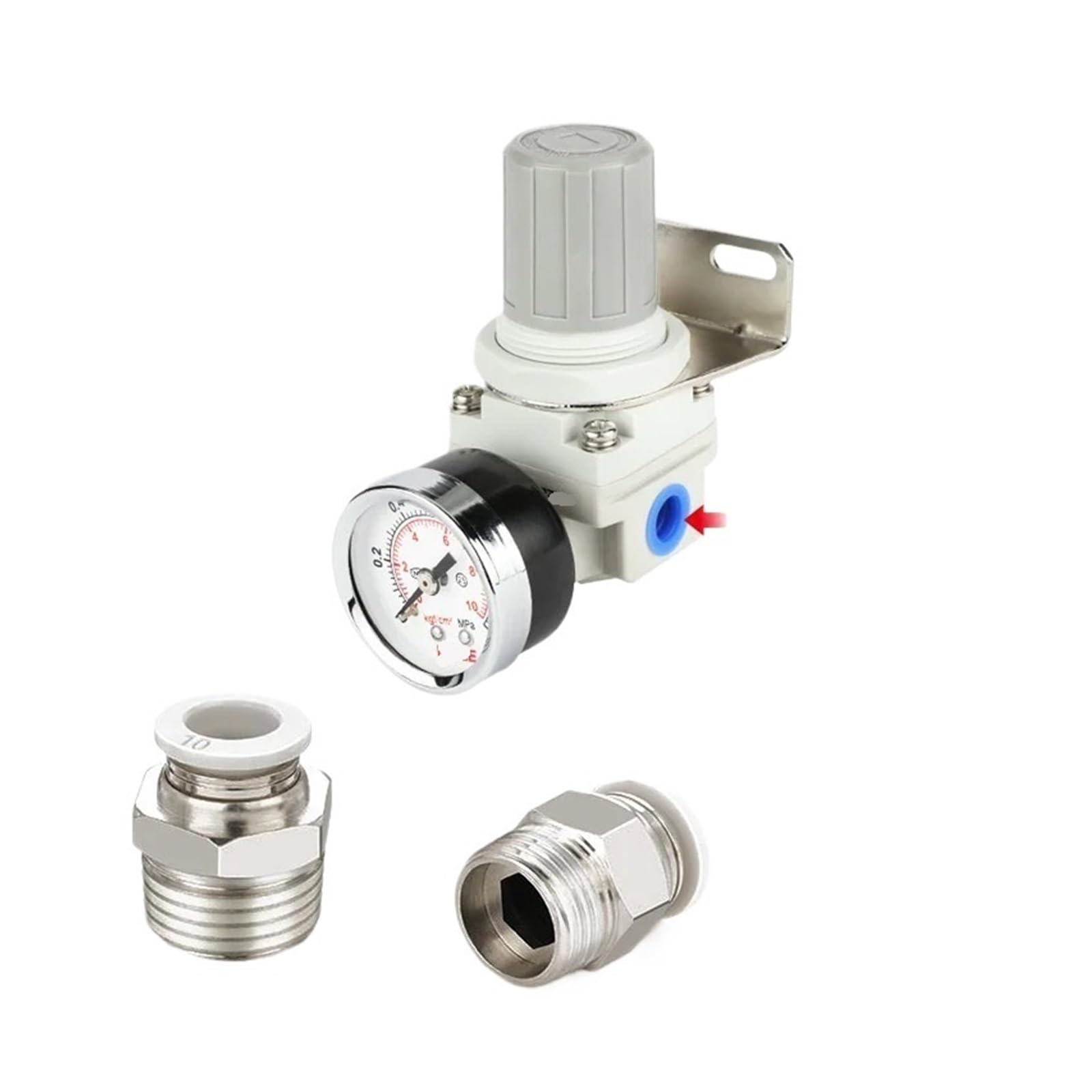 Régulateur de pression d'air comprimé AR2000-02 manomètre compresseur accessoire pneumatique