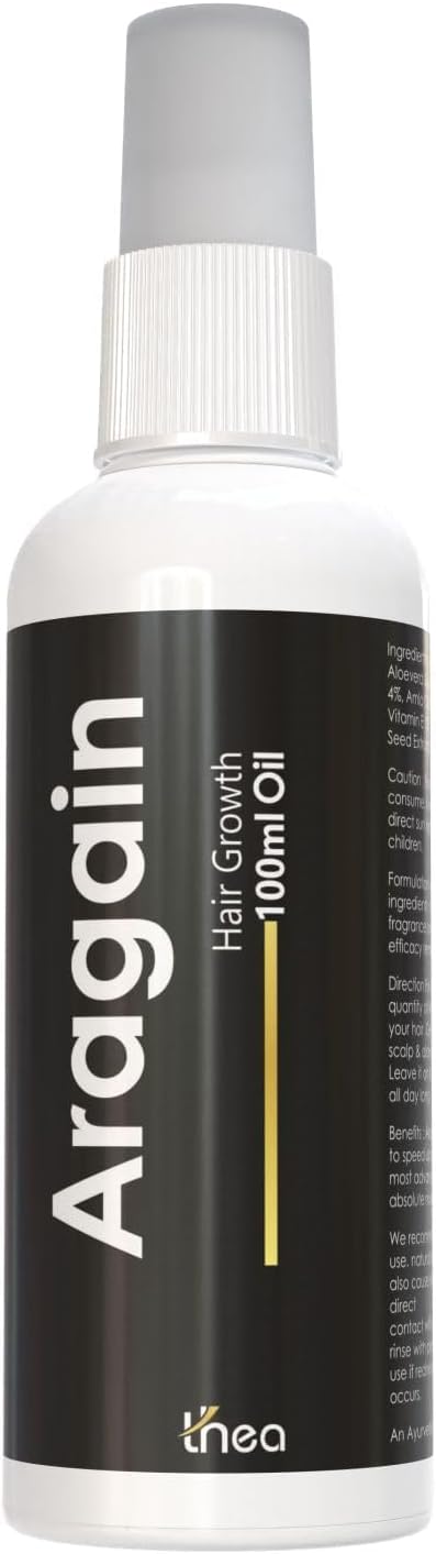Aragain Alopecia Areata Hair Oil 100ml | Herbal & Natural Remedy for Hair Los...