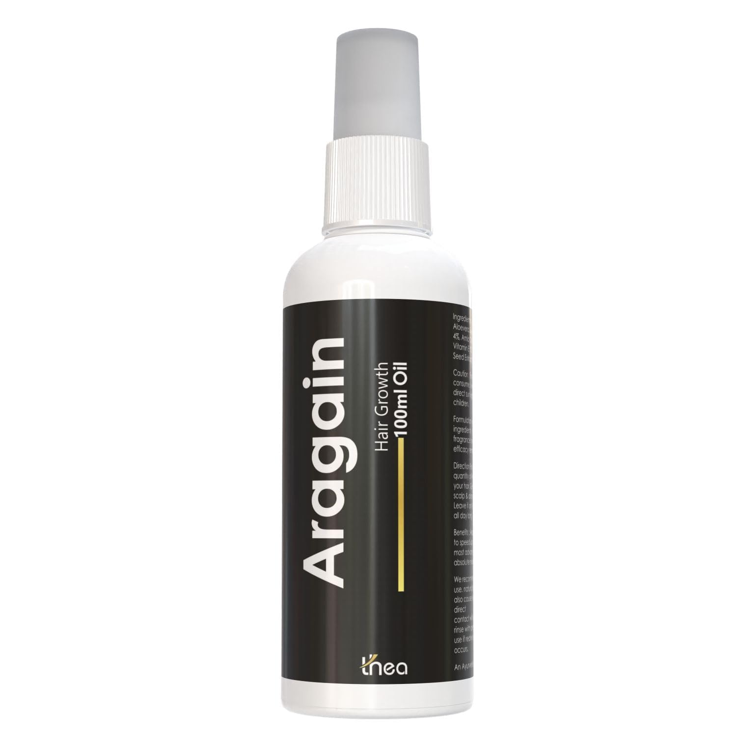 Aragain Alopecia Areata Hair Oil (100ml) | Herbal Hair Growth Remedy | Reduces Hair Loss, Bald Spots & Thinning | Strengthens Roots & Nourishes Scalp