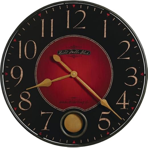 Howard Miller Vanderbilt Wall Clock II 549-510 – Oversized Wrought-Iron with Quartz Movement