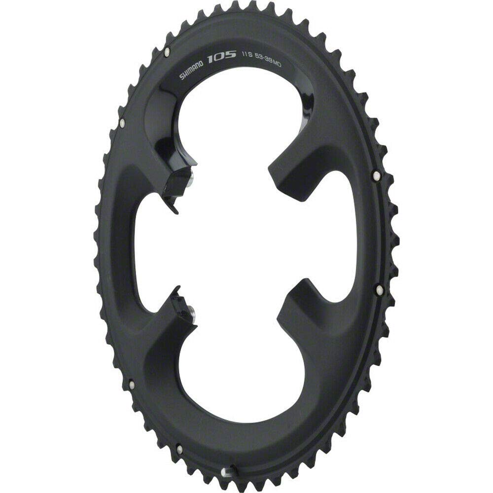 SRAM 53/39T チェーンリング ブラック Amazon | Shimano 105 5800-L 53t 110mm 11-Speed Chainring For