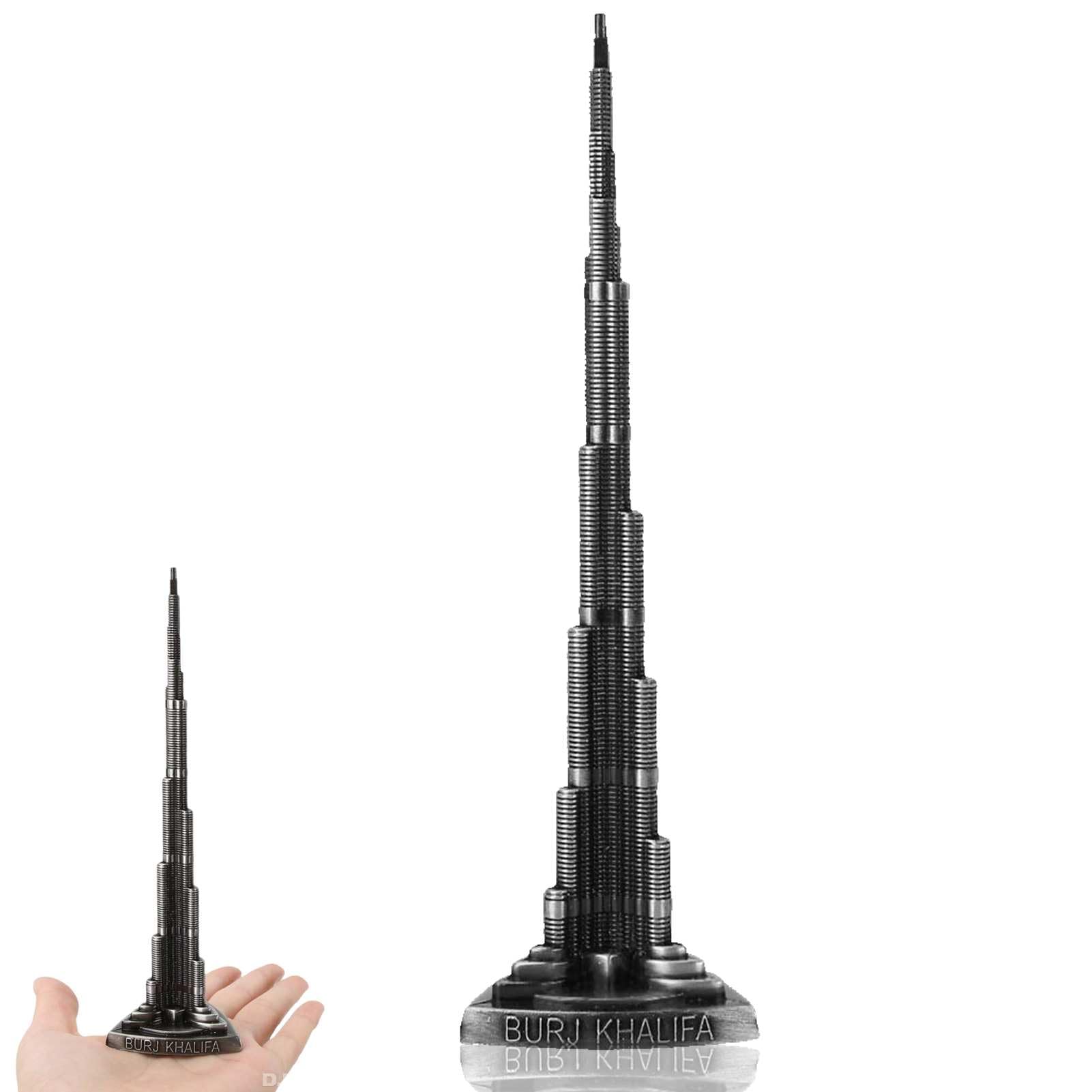 Torre Burj Khalifa, Ornamenti per torre Statua Burj Khalifa Torre di Dubai Modello in miniatura Torre di Dubai Decorazione per scrivania Arti e mestieri per camera da letto Cafe