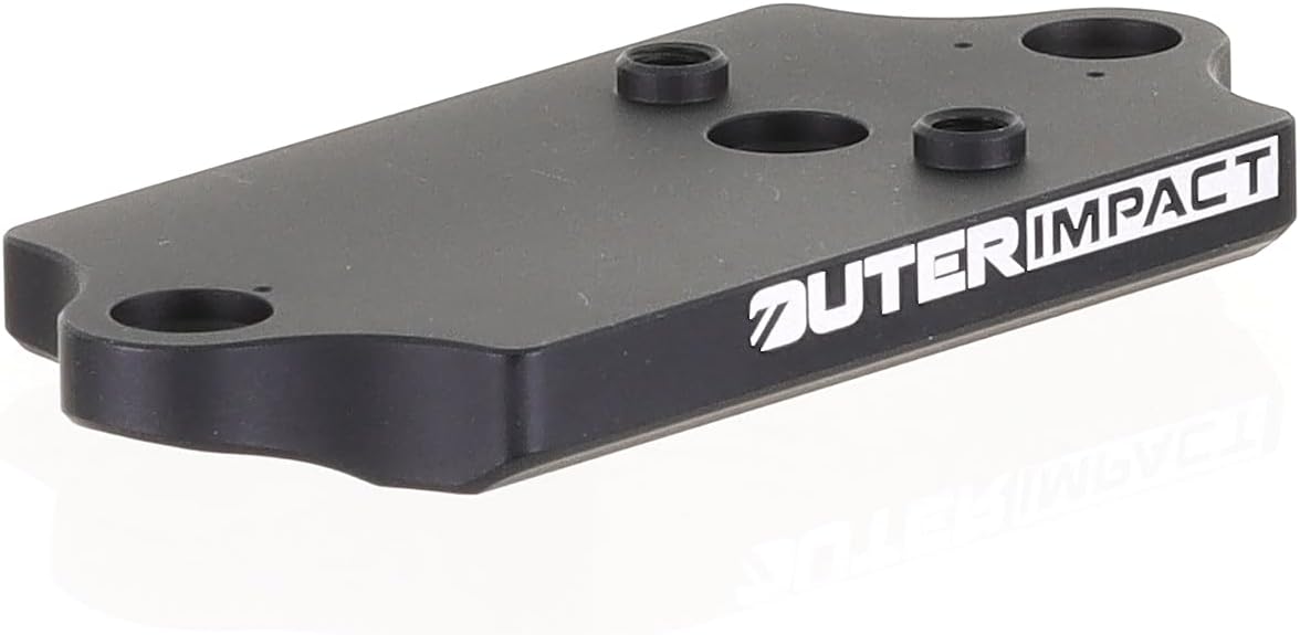 OuterImpact Micro Red Dot Mount Compatible with Ruger Mark 22/45, Black