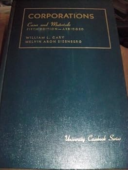 Hardcover Cases and materials on corporations (University casebook series) Book