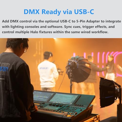Image of amaran Halo 60x COB Video Light Bi-Color USB-C PD Bowens 63W
