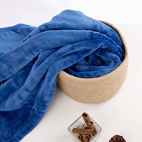 Image of NANPIPER Baby Blankets, Super Soft Fleece Fuzzy Blanket for Toddler, Luxury Cozy Lightweight Microfiber Plush Blanket-Throw Size 30 inchx40 inch,Turquoise Blue