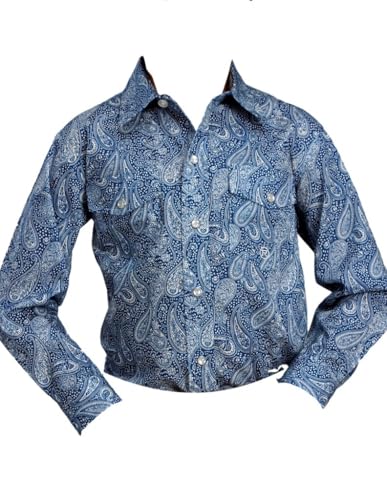 ラッセルノPAISLEY Russeluno panhandle-slim-shirts-