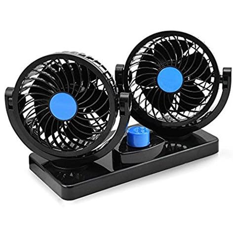 Ventilador de Refrigeración para Coche 12V Velocidad Ajustable MoTree Cover