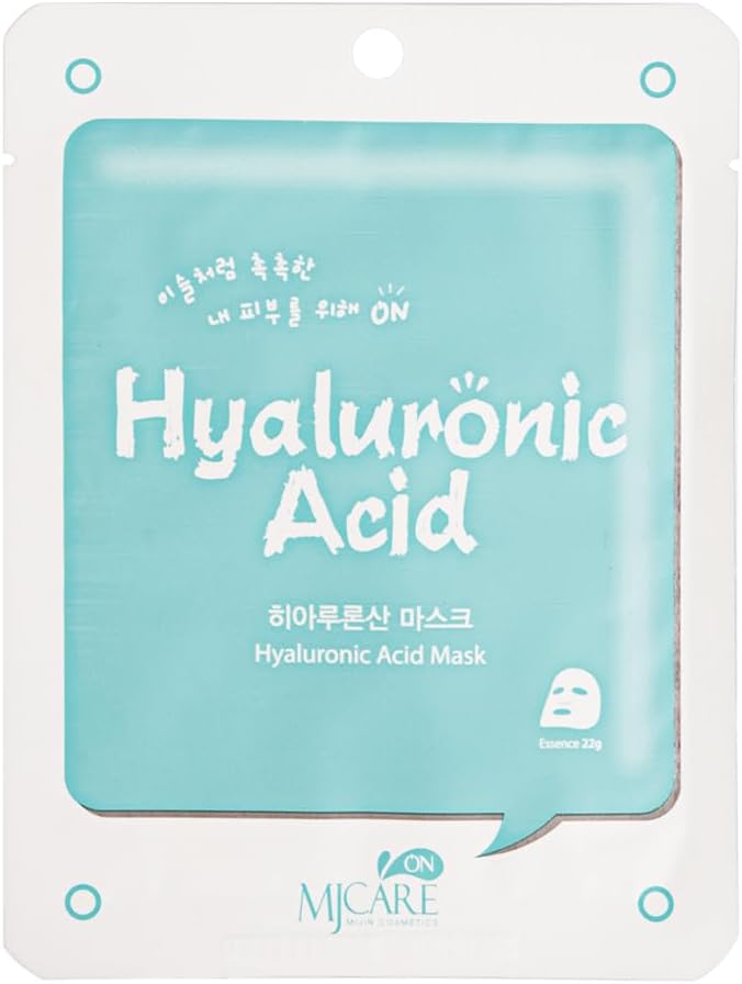 mjcare mijin cosmetics On Hyaluronic Acid Mask - Hyalüronik Asit Özlü Yüz Maskesi 5'li