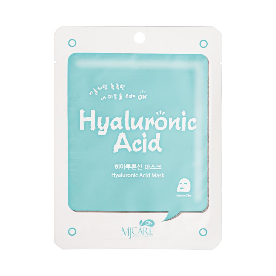 mjcare mijin cosmetics On Hyaluronic Acid Mask - Hyalüronik Asit Özlü Yüz Maskesi 5'li