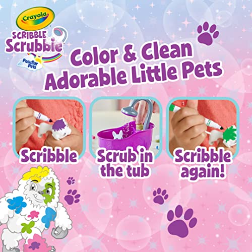 Crayola Scribble Scrubbie Peculiar Pets, Washable Pet Grooming Toy Set for Kids, DIY Toddler Arts & Crafts, Gifts for Girls & Boys, Ages 3+ - image 5