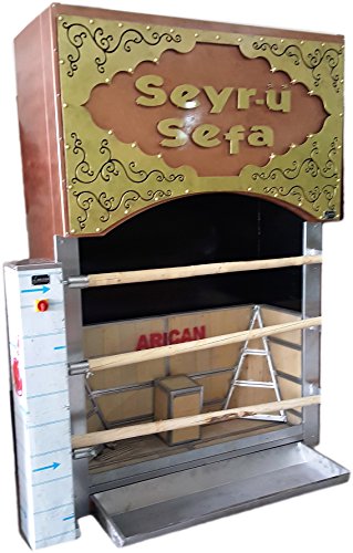 Arican Kitchen Automatic Rotisserie Grill Roaster Lamb Kebab Machines - BBQ Roasted Pig or Lamb Cookers - Roast Grill Whole Lamb Machine