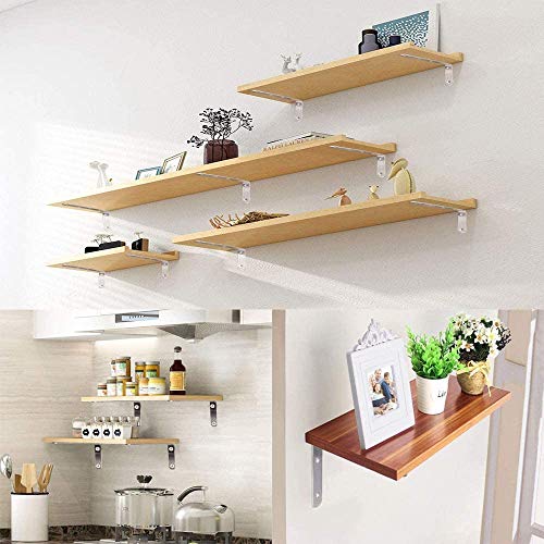 Supporti per Mensole,4 Pezzi Staffe per Mensole in...