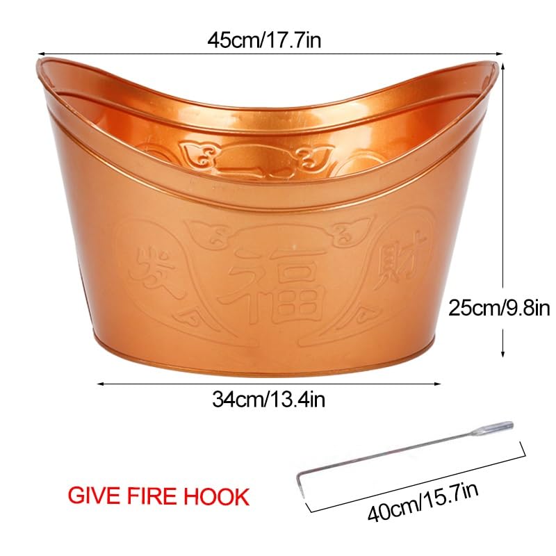 Fire Barrel, Paper Burner, Outdoor Fire Pits, Trash Burning Containers, Burn Cage, Applicable to for Garden, Paper, Leaf, Trash(Large) – Image 3