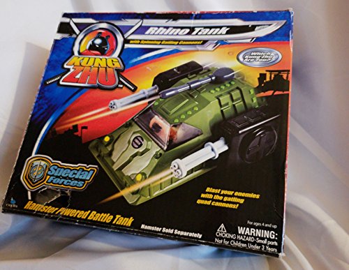 Zhu Zhu Pets – Kung Zhu – Special Forces – Véhicule de Combat – Rhino (Hamster Vendu Séparément)