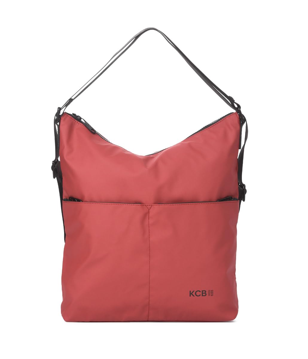 KCB Bolso-Mochila Dual | Versátil y Práctico | Múltiples Bolsillos con Cremallera | Material Resistente | Asas Ajustables | 100% Vegano