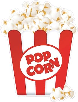 Custom Food Truck Decals Pop Corn Cinema Edition Food and Beverage Concession Concession Sign 18 in on Longest Side Design Only