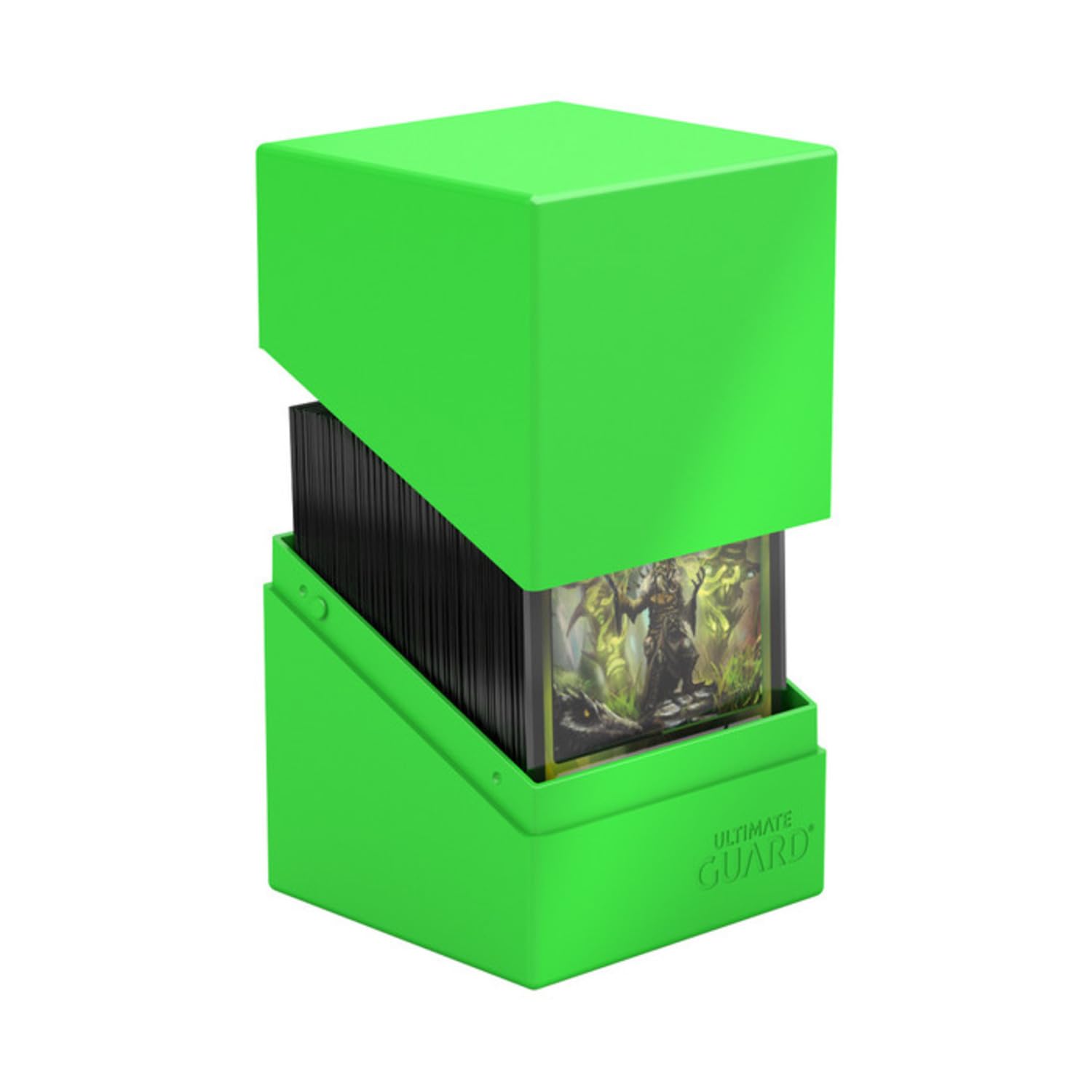 neon green card sleeves Amazon.com: Ultimate Guard Boulder Solid 100+, Deck Case for 100  Double-Sleeved TCG Cards, Neon Green, Secure & Durable Storage for Trading  Card Games, No Transparency : Toys & Games