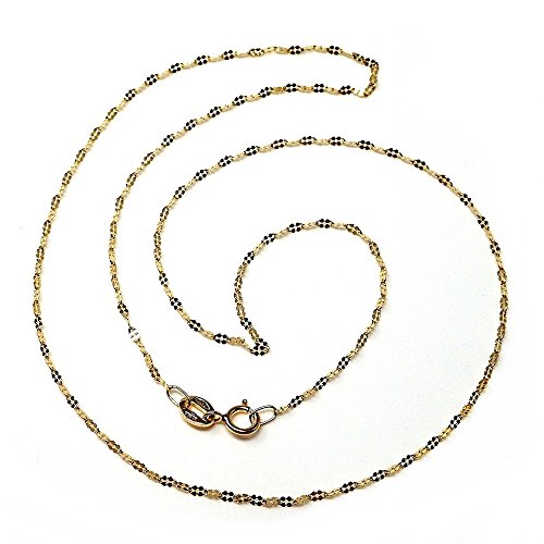 Cadena oro 18k 40cm. maciza [AB0760]