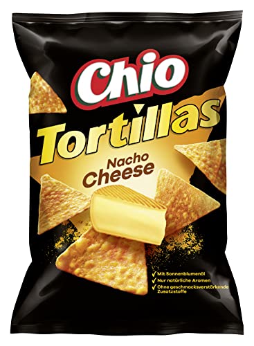 Chio Tortilla Chips Nacho Cheese, 10er Pack (10 x 125 g)