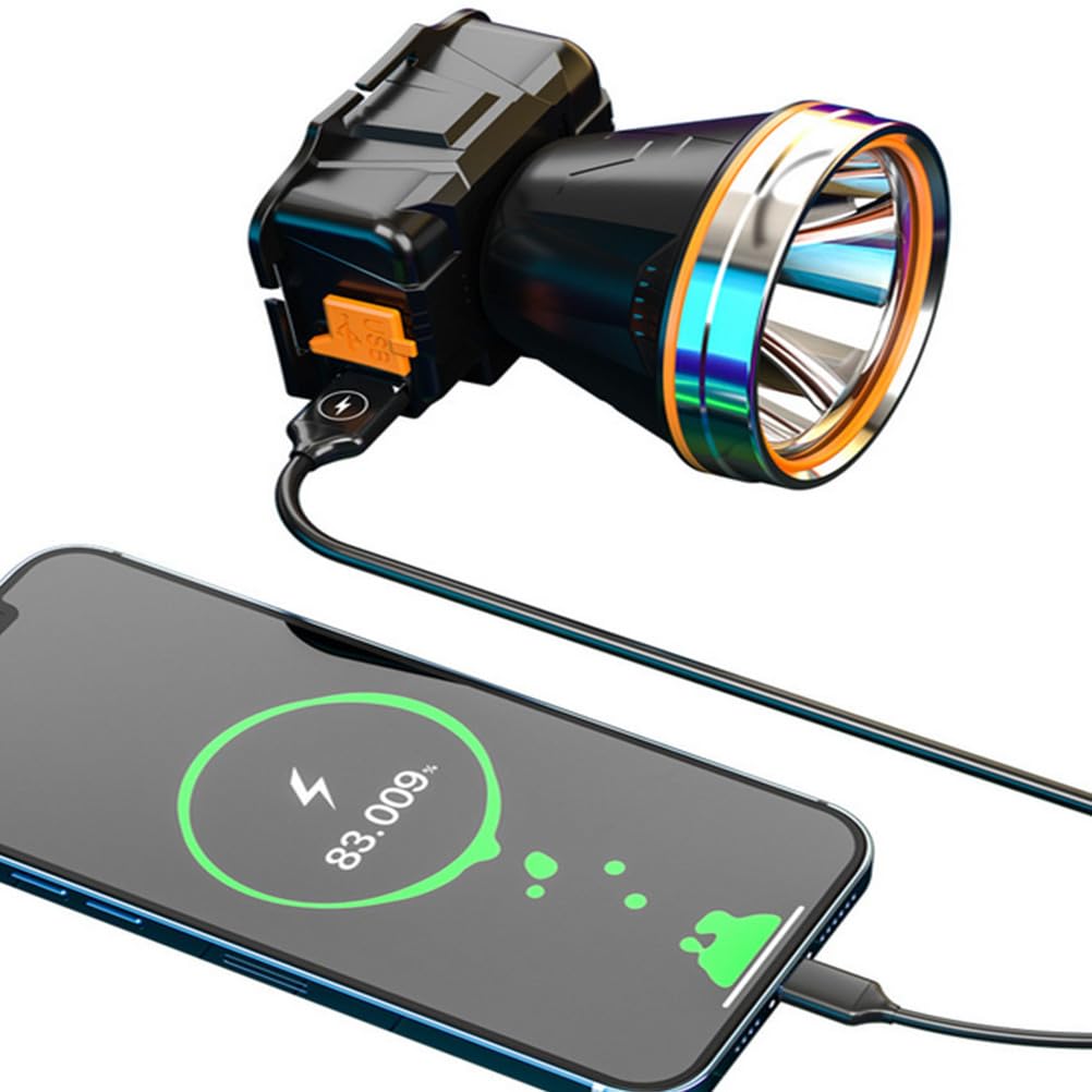 10W Haute Puissance Longue durée de Vie, capteur de Terrain d'urgence tête Porter Grande Tasse de lumière Nuit pêche minière Lampe adaptée à L'Aventure Sauvage