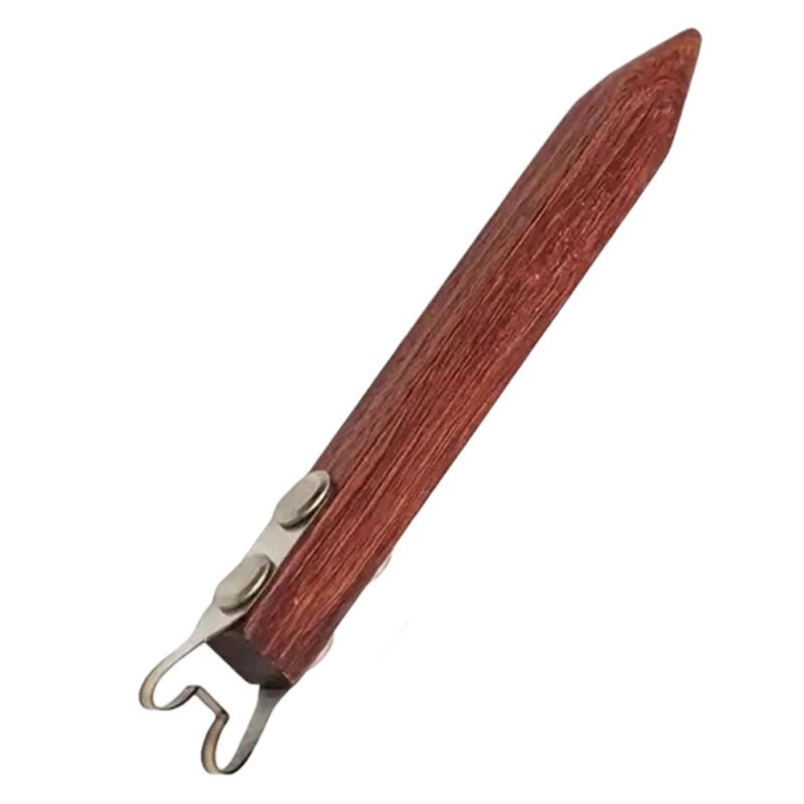 FackLOxc Artistic Pottery Base Finishers Wood & Metal Handcrafted Pottery Trimming Tool for Perfecting Clay Creation & Sculptures Clay Carving Tool